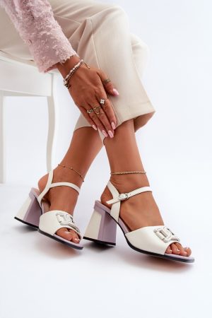 Sandalen mit Absatz model 195418 Step in style