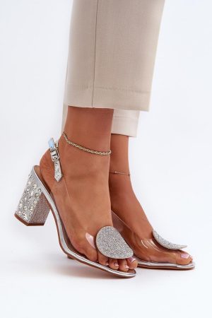 Sandalen mit Absatz model 195580 Step in style