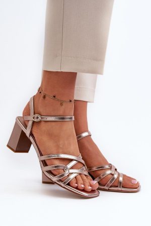 Sandalen mit Absatz model 195745 Step in style