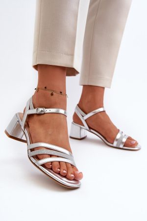 Sandalen mit Absatz model 195746 Step in style