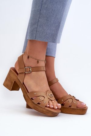 Sandalen mit Absatz model 196336 Step in style