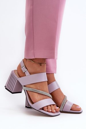 Sandalen mit Absatz model 196644 Step in style