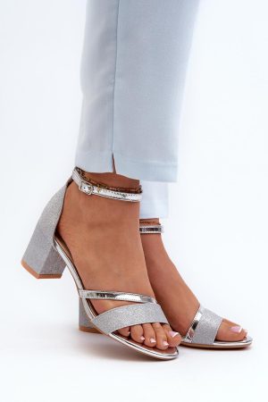 Sandalen mit Absatz model 196654 Step in style