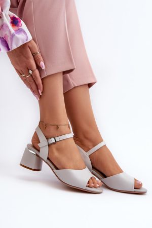 Sandalen mit Absatz model 197097 Step in style
