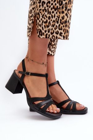 Sandalen mit Absatz model 197573 Step in style