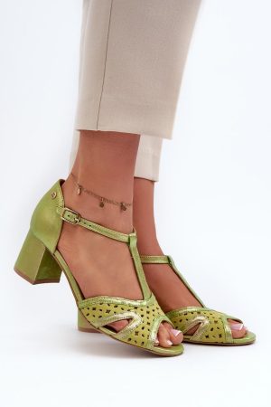 Sandalen mit Absatz model 197702 Step in style