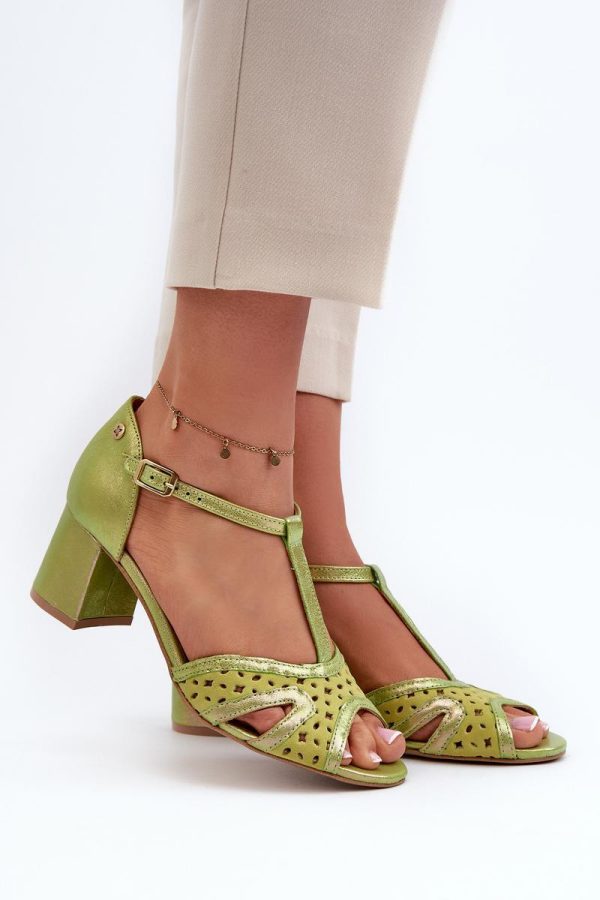 Sandalen mit Absatz model 197702 Step in style