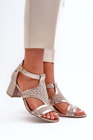 Sandalen mit Absatz model 198129 Step in style