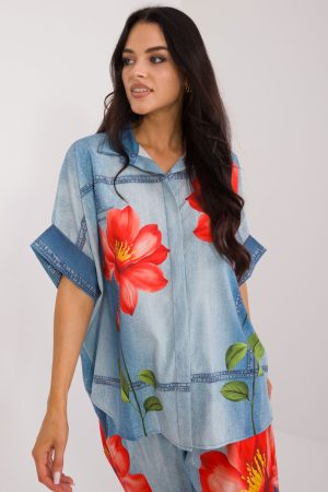 Kurzarm Hemd model 198386 Italy Moda