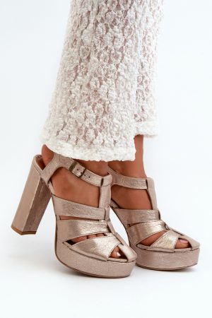 Sandalen mit Absatz model 198400 Step in style