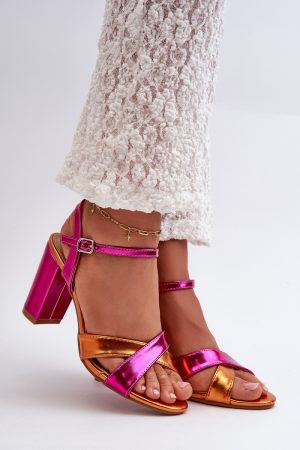 Sandalen mit Absatz model 198680 Step in style