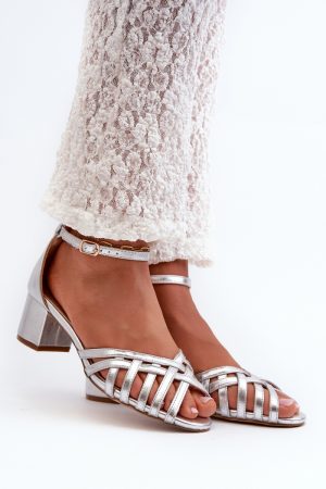 Sandalen mit Absatz model 198682 Step in style