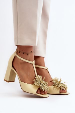 Sandalen mit Absatz model 198793 Step in style