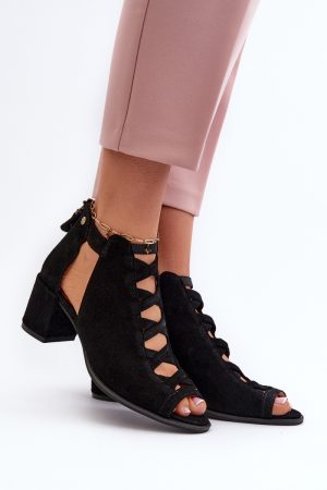 Sandalen mit Absatz model 198796 Step in style