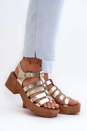 Sandalen mit Absatz model 198812 Step in style