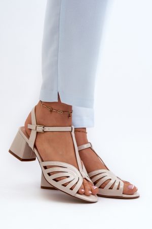 Sandalen mit Absatz model 198814 Step in style