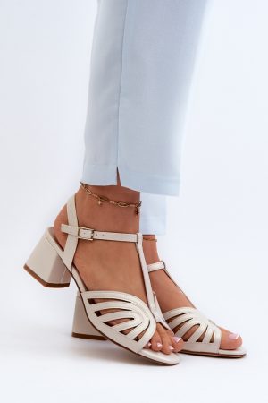 Sandalen mit Absatz model 198815 Step in style