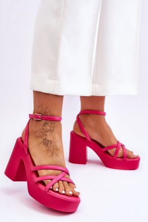 Sandalen mit Absatz model 180544 Step in style