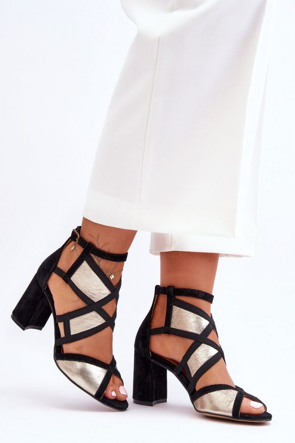 Sandalen mit Absatz model 181633 Step in style