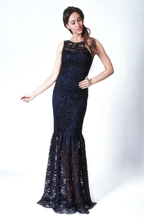 Langes Kleid model 184317 Marselini