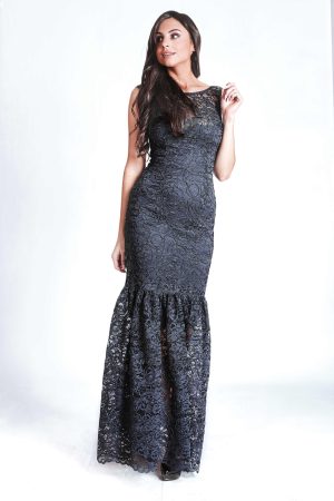 Langes Kleid model 184318 Marselini