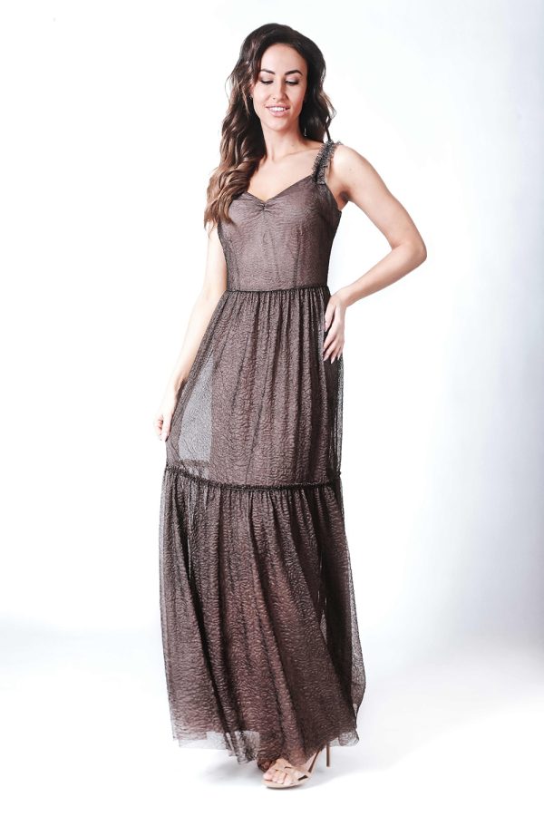 Langes Kleid model 184332 Marselini