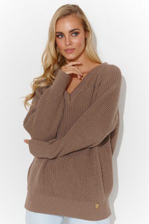 Pullover model 184785 Makadamia