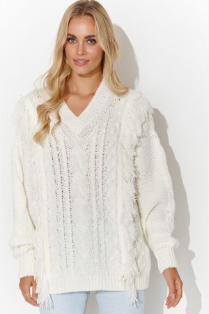 Pullover model 184791 Makadamia