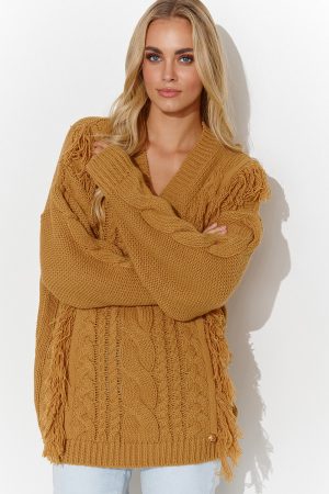 Pullover model 184792 Makadamia